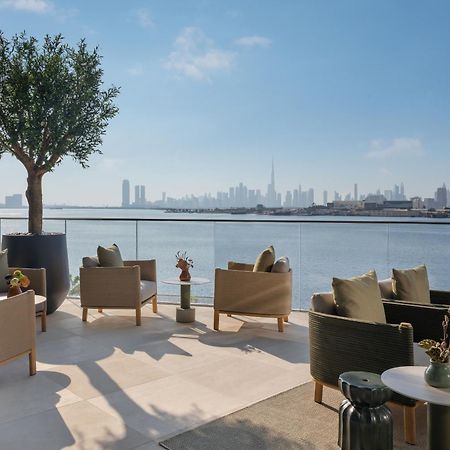 Address Creek Harbour Otel Dubai Dış mekan fotoğraf View from the terrace