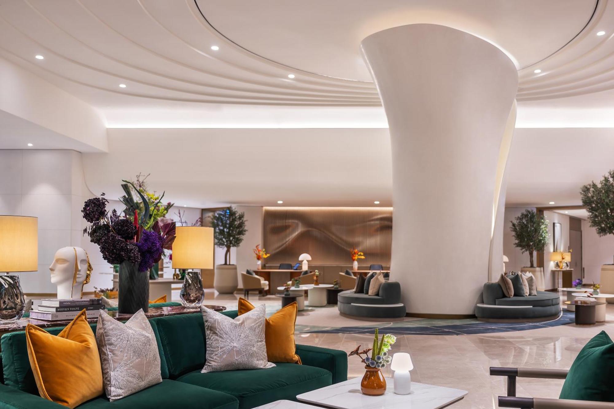 Address Creek Harbour Otel Dubai Dış mekan fotoğraf The lobby of the hotel